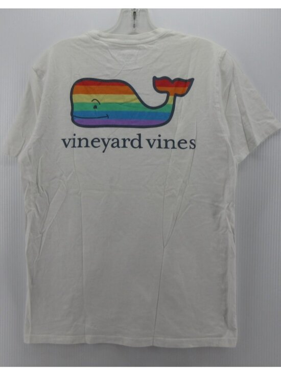 Vineyard Vines Other - Vineyard Vines Shirt Small Pullover Rainbow Whale Double Sided Pocket